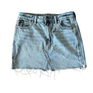 American Eagle Outfitters Denim High Waisted Mini Skirt